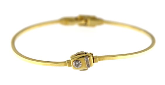 Bracciale Chimento Uomo in Oro giallo Diamante 0.03 Ct 10129378 - 10129378